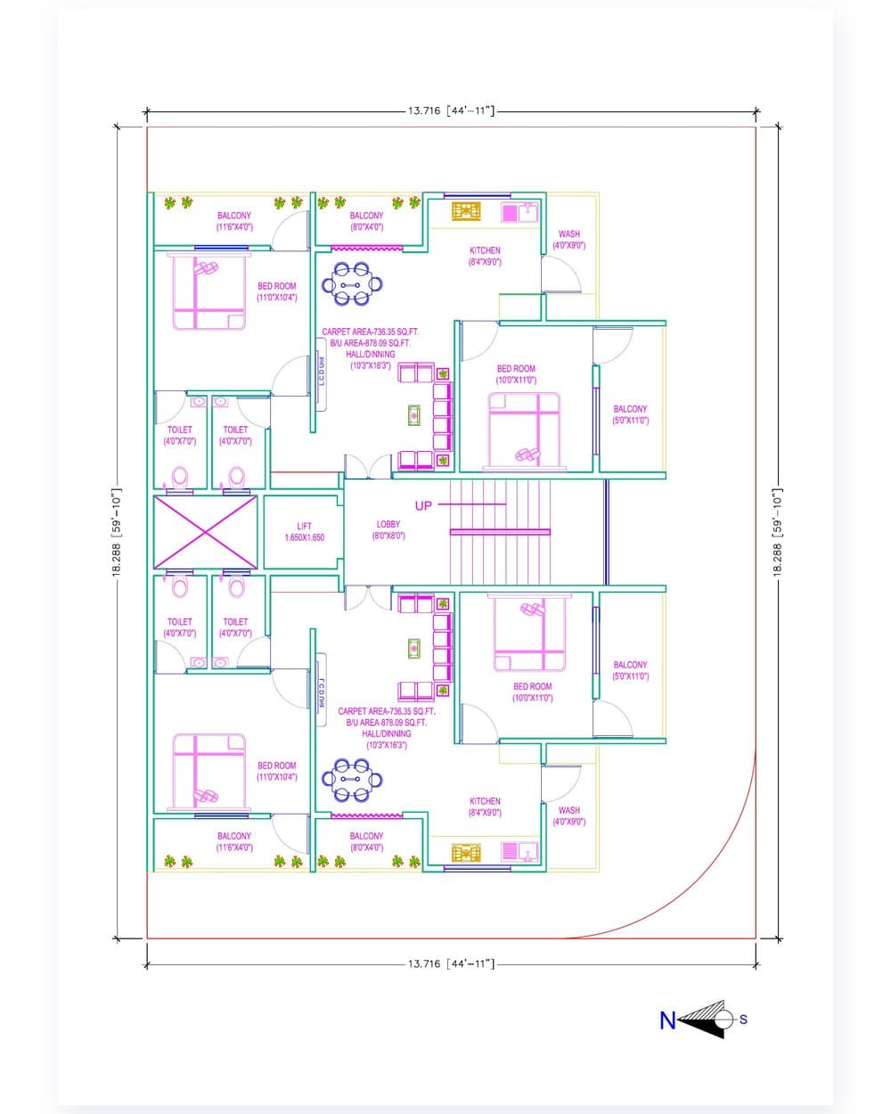 The drawing as the architect issues it