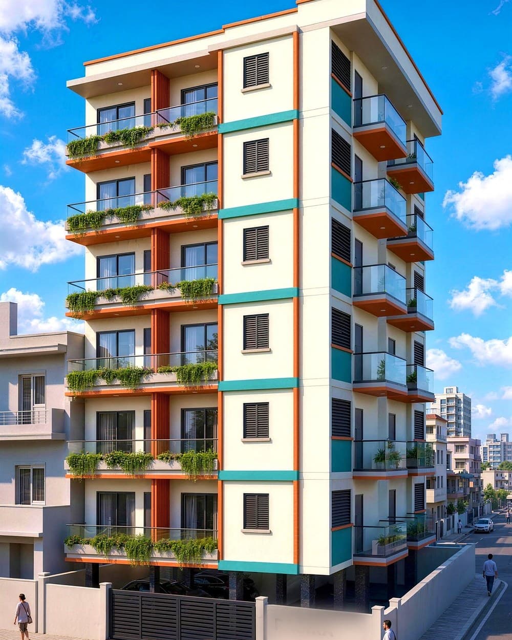 A finished concept on the same plan